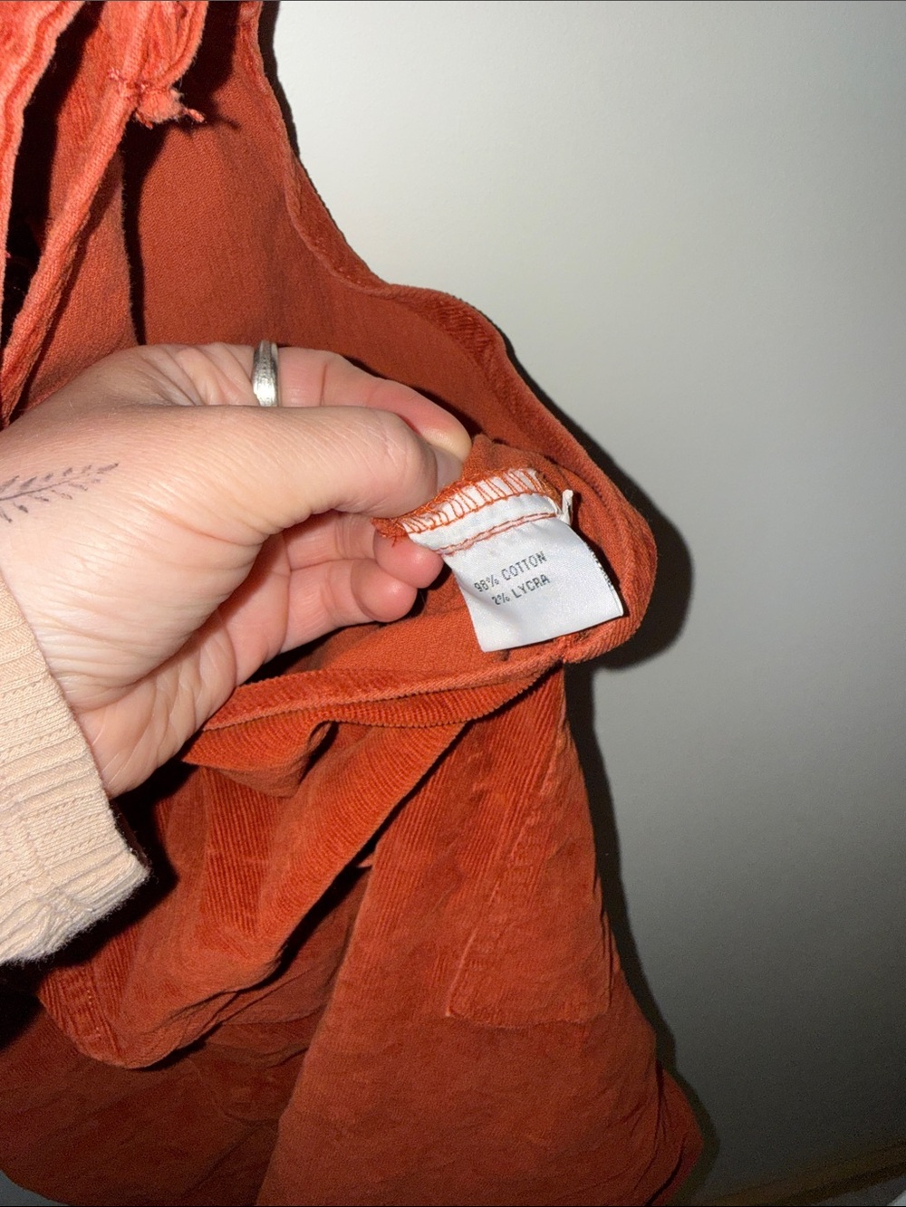 Run & Fly Corduroy Overalls, Size Small - Picture 7 of 10